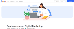Fundamentals of Digital Marketing, skillshop
