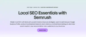 Local SEO Essentials with Semrush