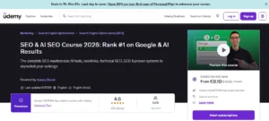 SEO & AI SEO Course 2026 Rank 1 on Google & AI Results