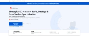 Strategic SEO Mastery Coursera