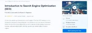 best seo courses in 2026 Simplilearn Free SEO Course