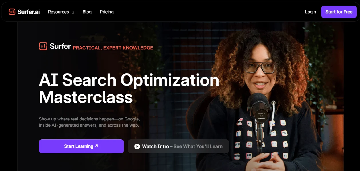 AI Search Optimization Masterclass Surfer