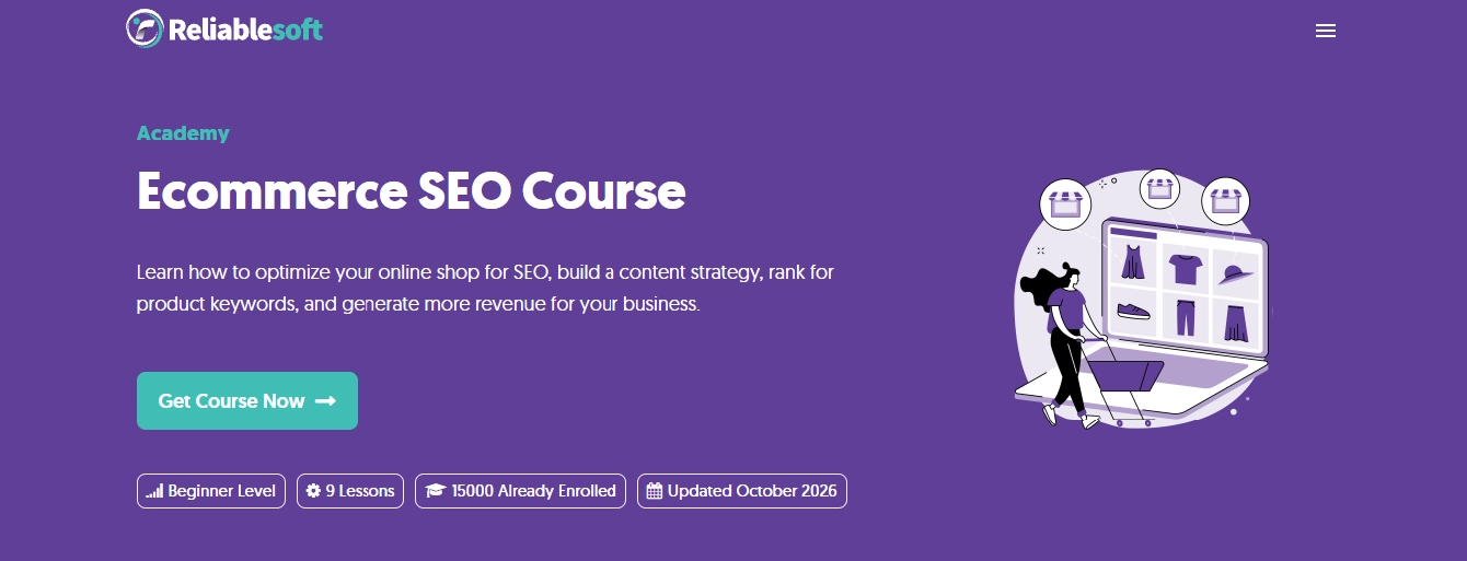 Reliablesoft Ecommerce SEO Course