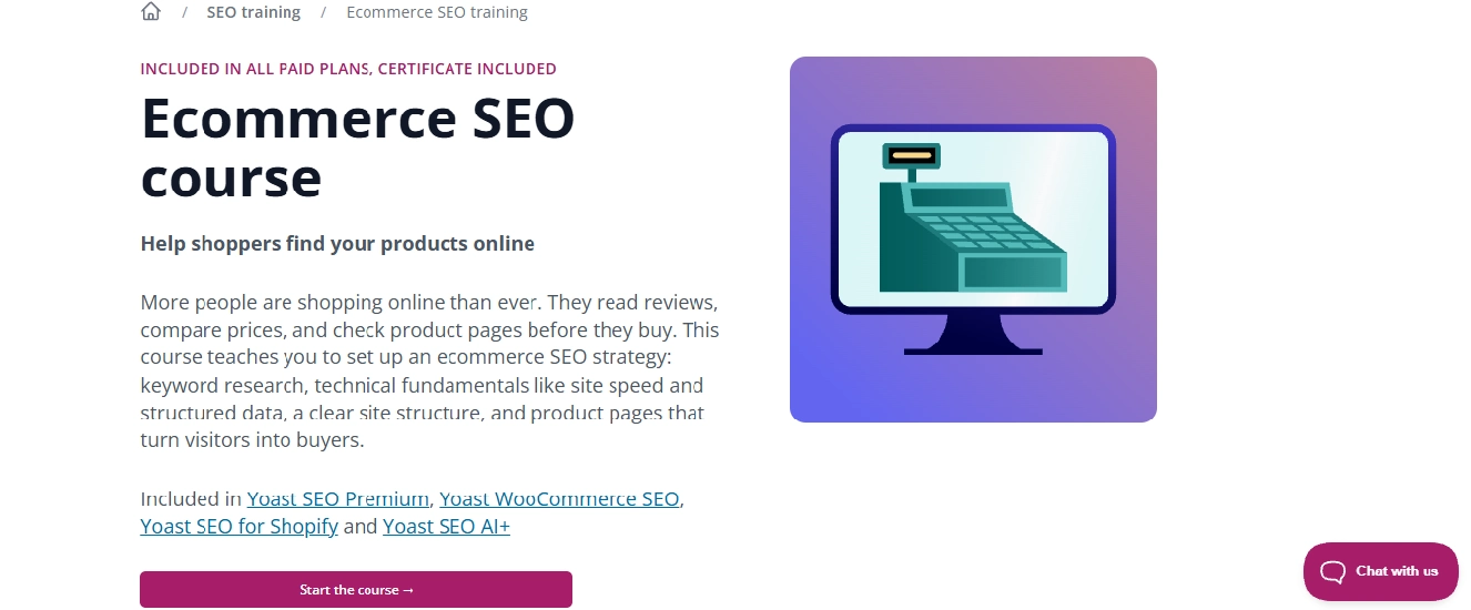 Yoast Ecommerce SEO Course